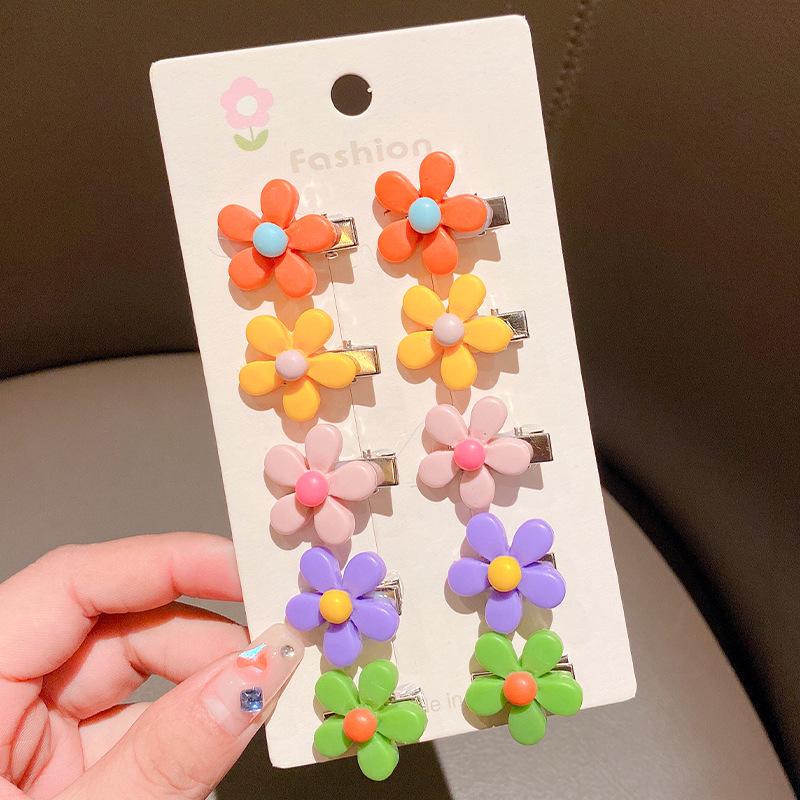 Infant Cartoon Hair Clips for Girls - Cute, Small Hairpins