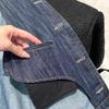 Cabinet Women's Loose Denim Jacket with Four Pockets and Round Neck, Early Autumn 2025 Collection