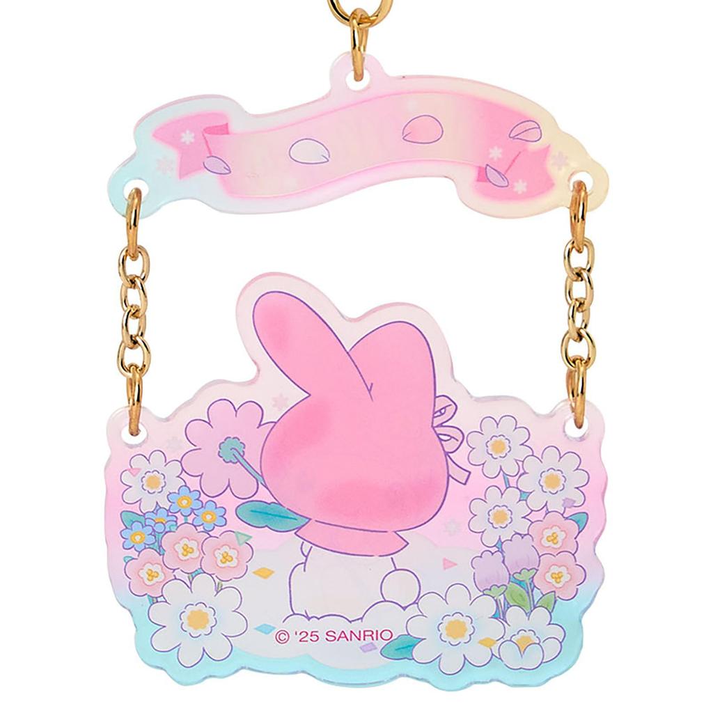 Sanrio My Melody Acrylic Keychain is the Exciting 561509 (Everyone Star! Design)