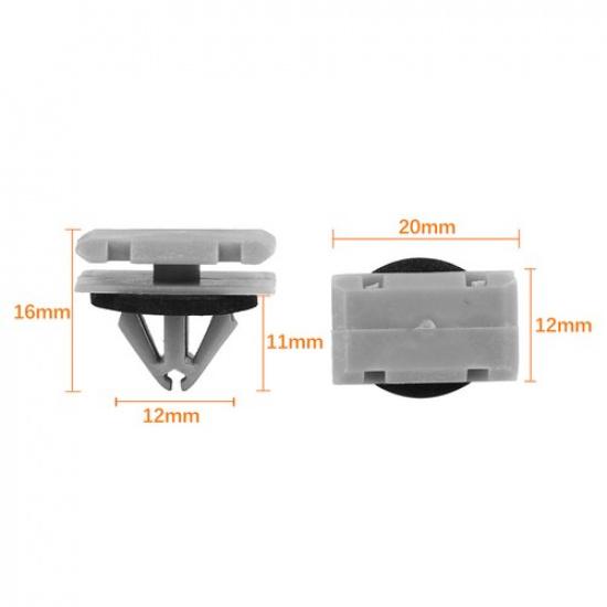20pcs Plastic Rivet Bumper Fastener Clip  for Cherokee WK2 68172491AA