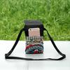 2025 New Ethnic Embroidered Canvas Crossbody Bag Embroidered Two-Layer Mobile Phone Bag Coin Purse
