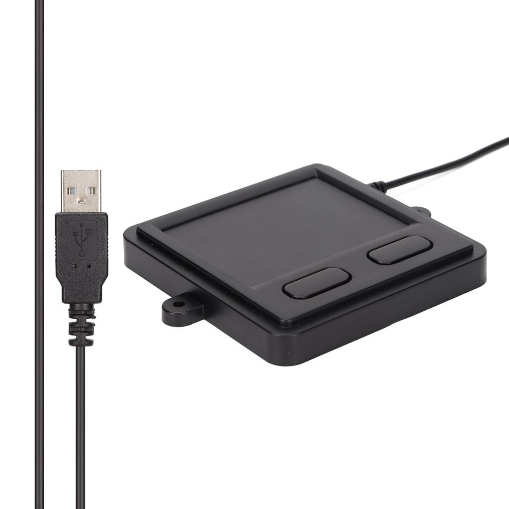 Trackpad USB Kabelgebunden Eingebettet Kompakte Größe 2 Tasten Tragbar Praktisch Computer Touchpad für