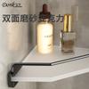 Bathroom Corner Triangular Rack No Punching Toilet Acrylic Toilet Wall-mounted Bathroom Storage