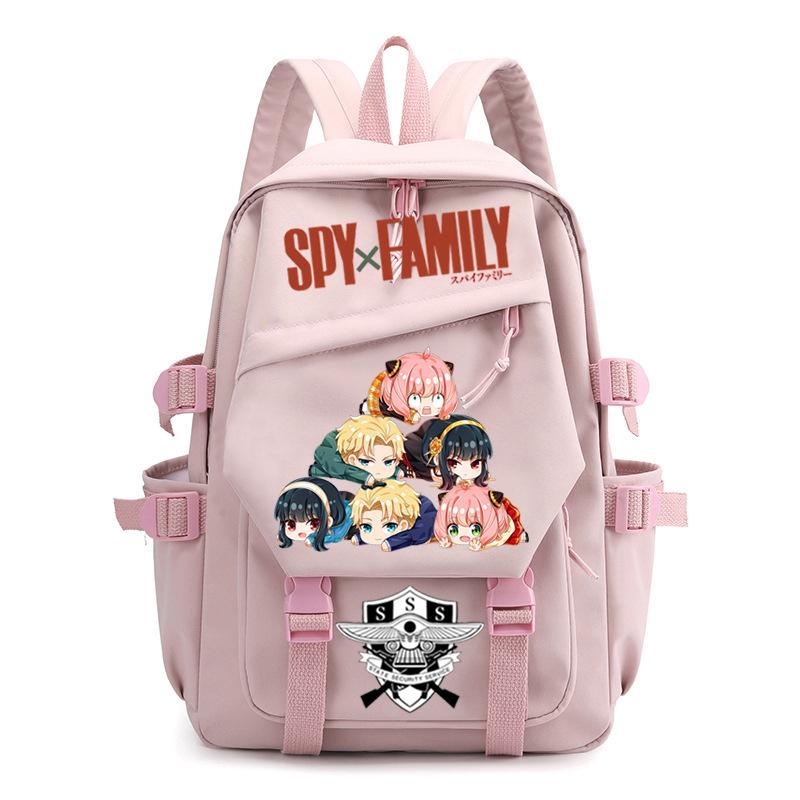 3-delige Schoolrugzakset voor Studenten Grote Capaciteit Oxford Stof Schooltas met Schouderband en Etui pure color school bag
