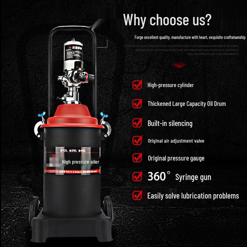 YI OU TOOLS Pneumatic High-Pressure Grease Pump