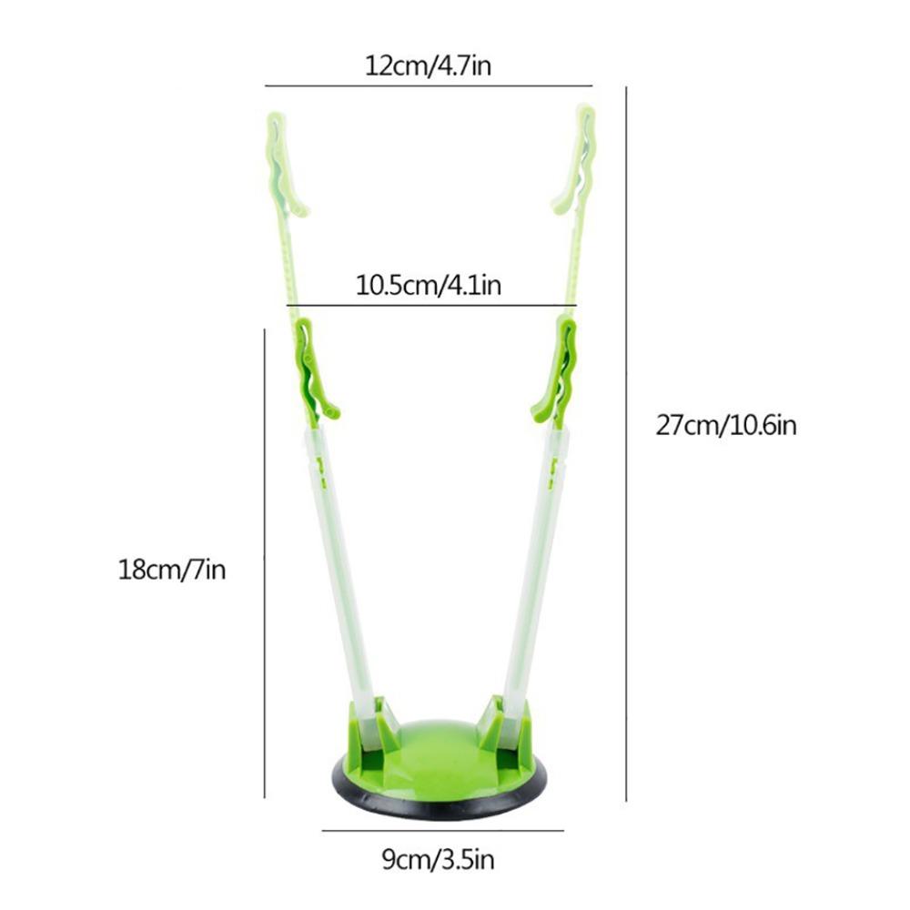 1Pcs Washable Kitchen Gadget Sealed Folded Bag Clip Bag Bracket Baggy Rack Storage Bag Holder
