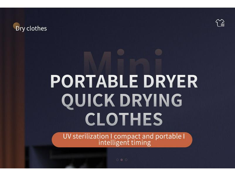 Portable Foldable Clothes Dryer and Sterilizer for Dormitories