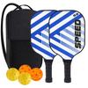 Pickleball-Schläger 2er-Set, Fiberglas-Pickleball-Set mit Pickleball-Schlägern und Tragetasche, Pickleball-Geschenke für Anfänger, Pickleball-Schläger-Set