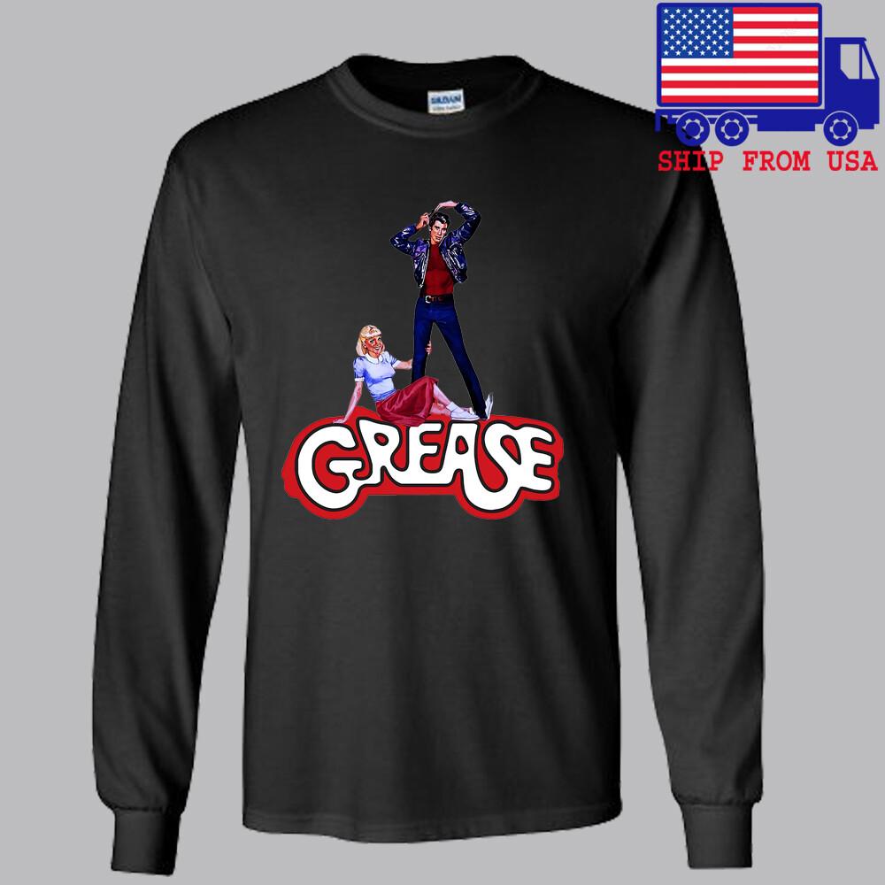 Grease Movie Black Size S2XL Unisex T-Shirt S