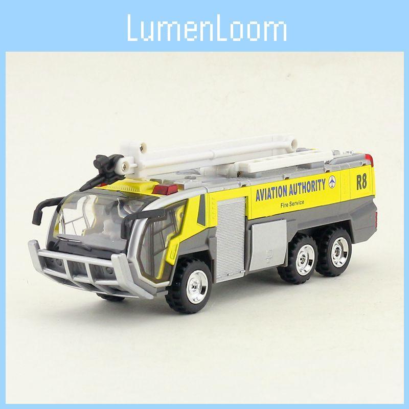 Airport Alloy Simulation Fire Trucks Model Toy With Sound And Functions Light