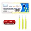 Thin 0.03in/0.08cm Interdental Brushes Disposable Portable Teeth Gap Cleaner Oral Deep Cleaning Interspace Toothbrush