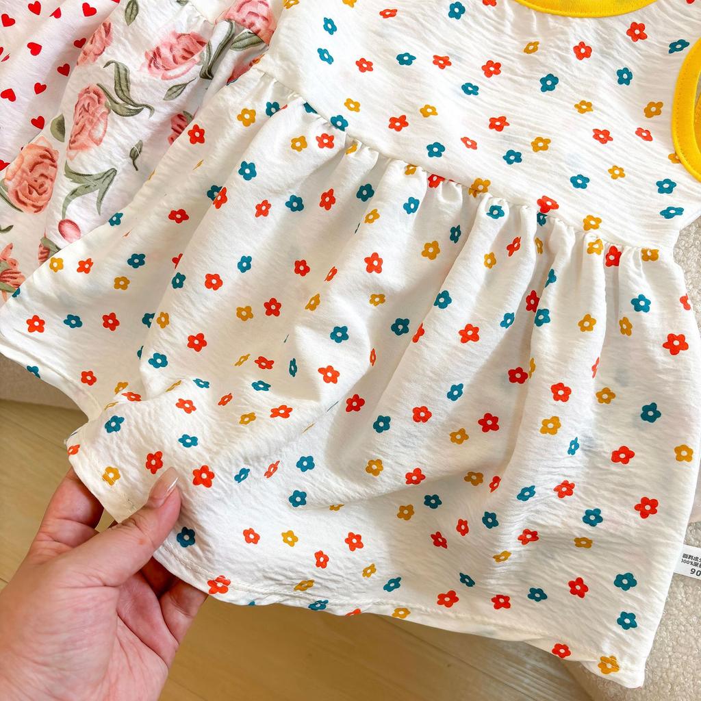 Girls Summer Princess Dress Toddler Sleeveless Vest Dress Baby Girl Elegant Thin Sundress For Kids