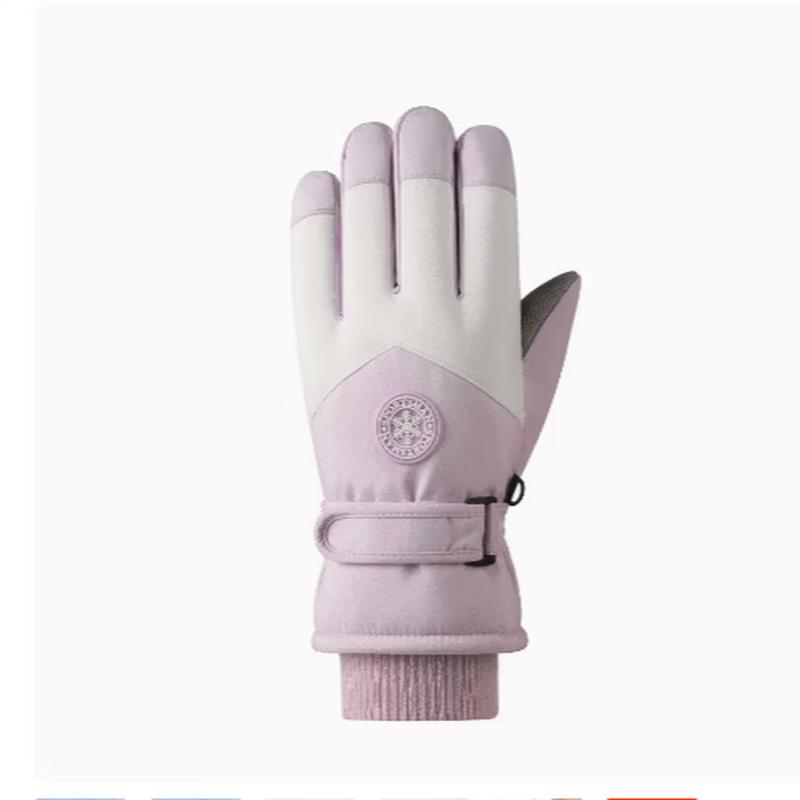 Qidingbao Round Label Ski Gloves One Size