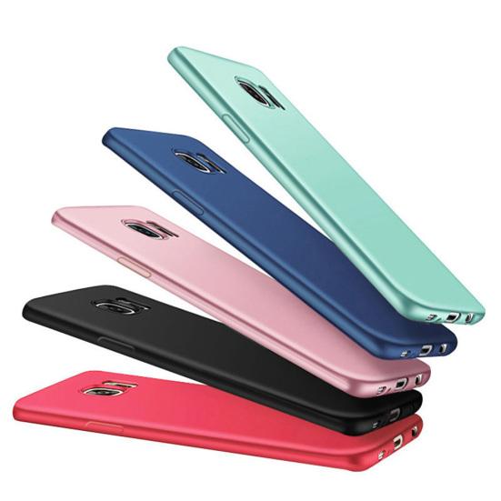 Ultra Thin Shockproof Soft TPU Galaxy S6 Cover for Samsung Back Case S7 S8 Plus for Samsung Galaxy S7 Edge темно-синий