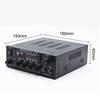Výkonový zesilovač Bluetooth Audio Zesilovač zvuku Mikrofonní zesilovač HIFI Digitální zesilovač Maximální výstup 200W Audio RC Podpora Použití v autě Doma USB