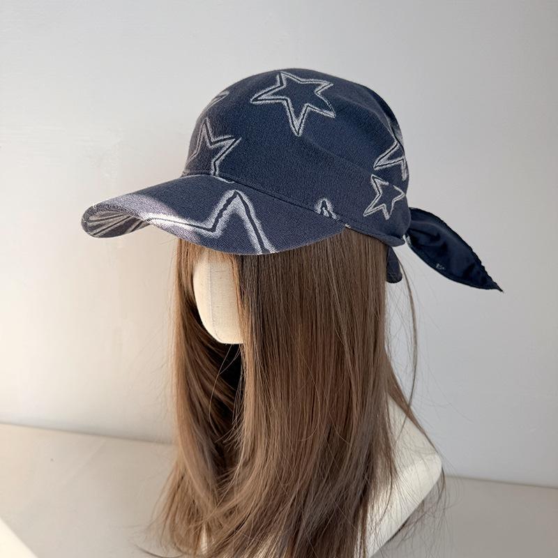 -Hop Bandana Hats Women New Spring-Summer Styl Sweet and Cool Girl's Versatile Sunshade Baseball Cap Turban Hat
