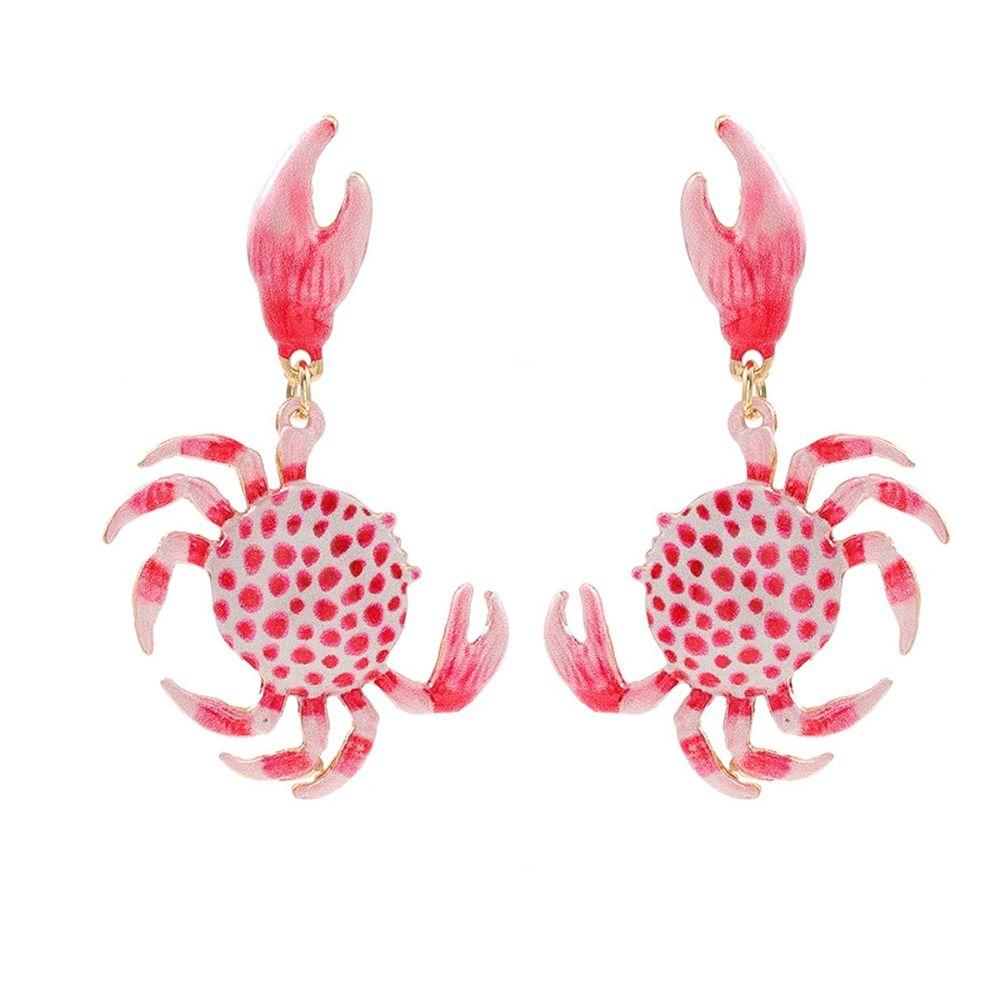 

1 Pair Fashion Animal Earrings Creative Ear Jewelry High Quality Crab Earrings Gift
