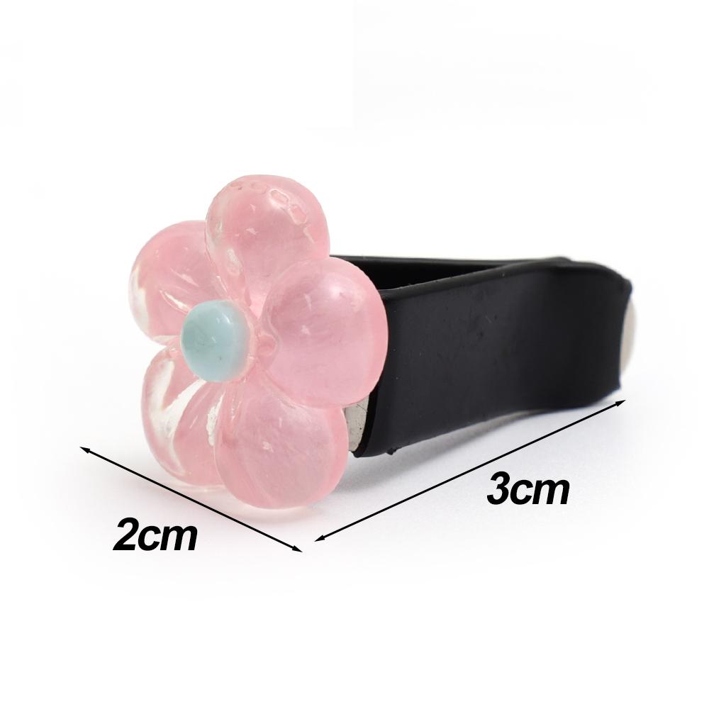 Car Air Outlet Decorative Clip Daisy Auto Air Conditioning Vent Crystal Daisy Resin Ornaments Car Interior DIY Decor Accessories