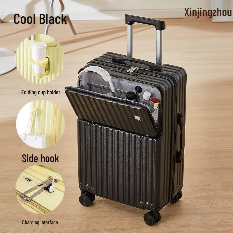 XinJingZhou Multi-functional Front-Opening Luggage 24 inches