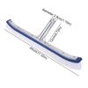 18 Inch Pool Cleaning Brush Stainless Steel Brush Pool Wall Brush  Swimming Pool Maintenance