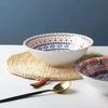 Bohemian 8-inch Ceramic Soup & Noodle Bowl Set (4-Pack)
