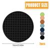 Food Grade Pentagon Coaster Dishwasher Friendly Cup Pad Decorative Home Essential Easy Cleaning Table Accessory