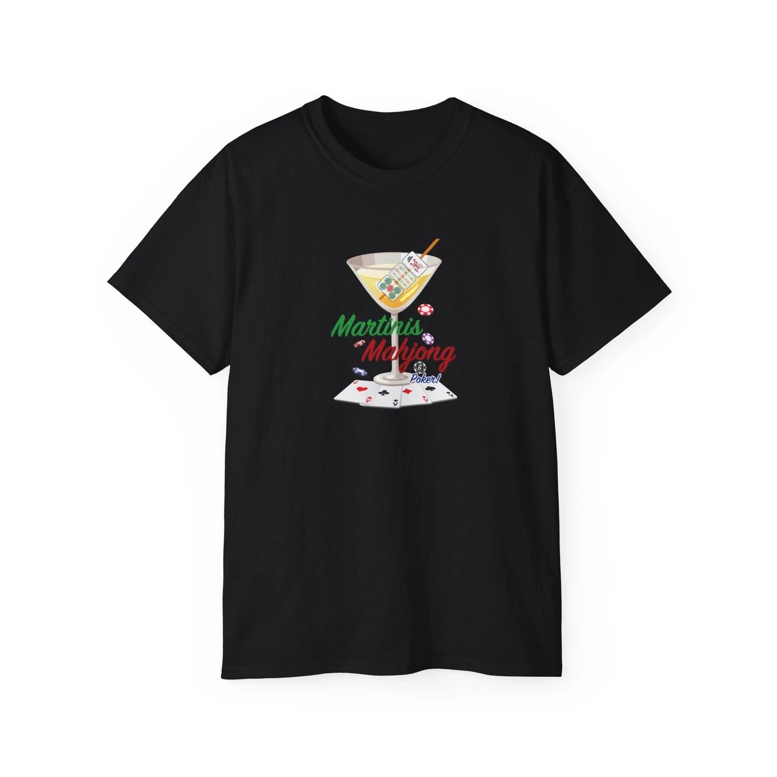 Martinis Mahjong & Poker T-Shirt M