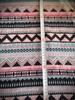 striped native Ortega craft handmade bag denim and other projects Ethnic-style fabric, 2m, scraps, pattern, design, supplies, making, remake, (pink