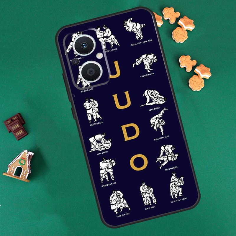 Judo Case For OPPO Reno 14 F 13 12 11 10 Pro 8T 8 7 Lite Cover For OPPO Find X8 X6 X5 X9 Pro Coque