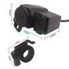 LMoDri 12V USB Motorcycle Cigarette Lighter Power Port Phone Charger Integration Outlet Socket Power