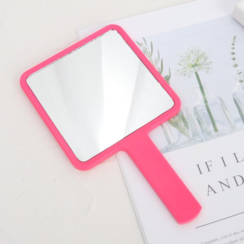 Custom Logo Square Handheld Makeup Mirror - Portable Cosmetic Mirror for Beauty & Gifts