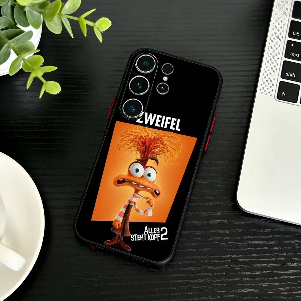 Adventure Anime Inside Out  Phone Case For Samsung S26,S25,S24,S23,S22,S21,S20,Ultra,Plus,FE Black Soft Cover