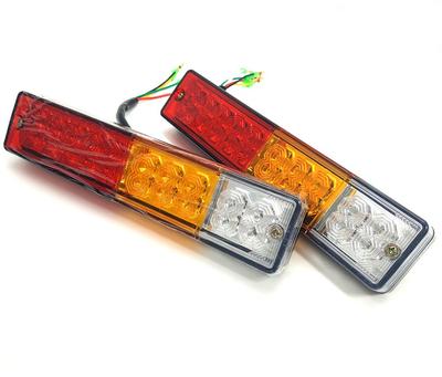 Waterproof 3 Colors 20 LED Truck Taillight Stop Brake Turn Signal Light Lamp 12V