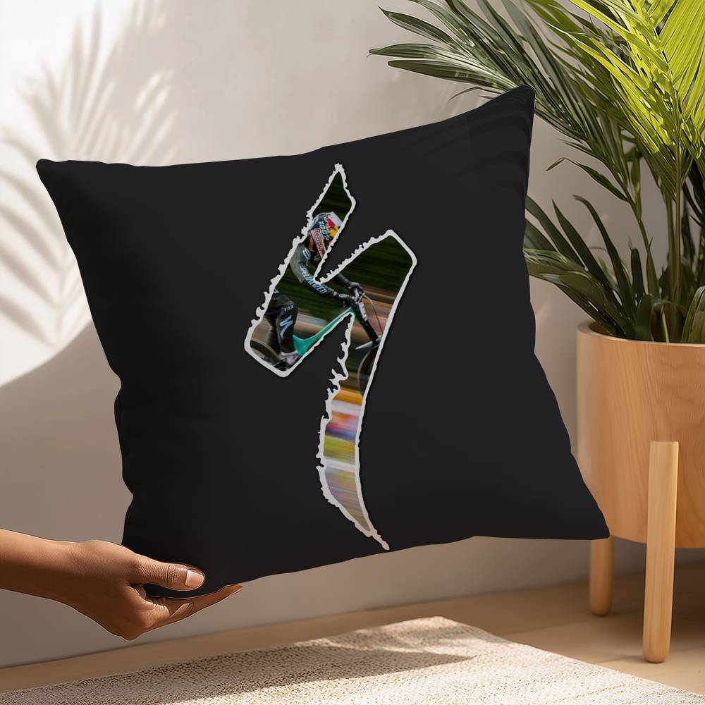 Fishion S-S-SpecializedE Pillow Case Plush Fabric Soft  Pillowcase Double Sided Print Cushion Cover Household Gifts