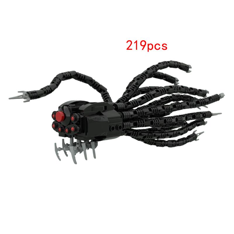 Spot Assembled Building Blocks MOC-91374 33880 33965 129026 Puzzle Toys, Classic Science Fiction Movies, Monsters, Octopuses