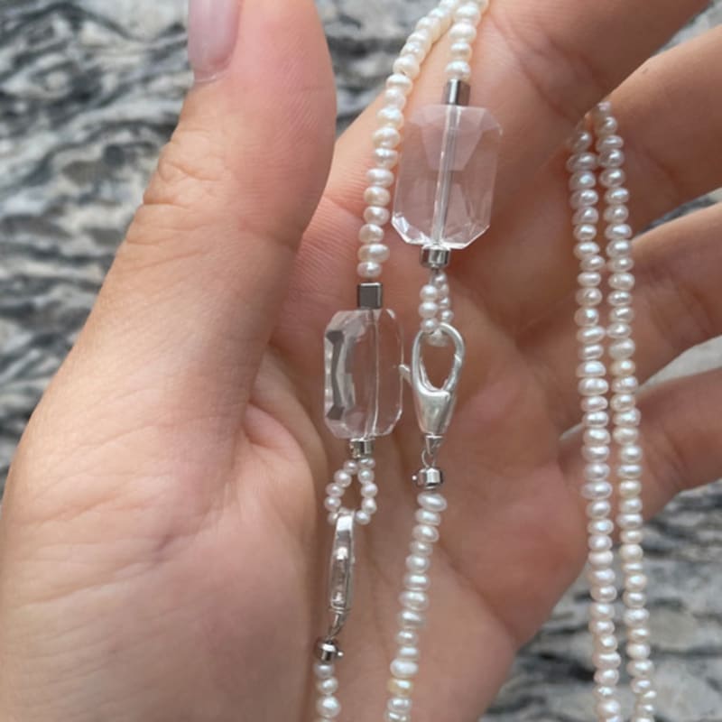 

OOA crystal boat necklace&bracelet free