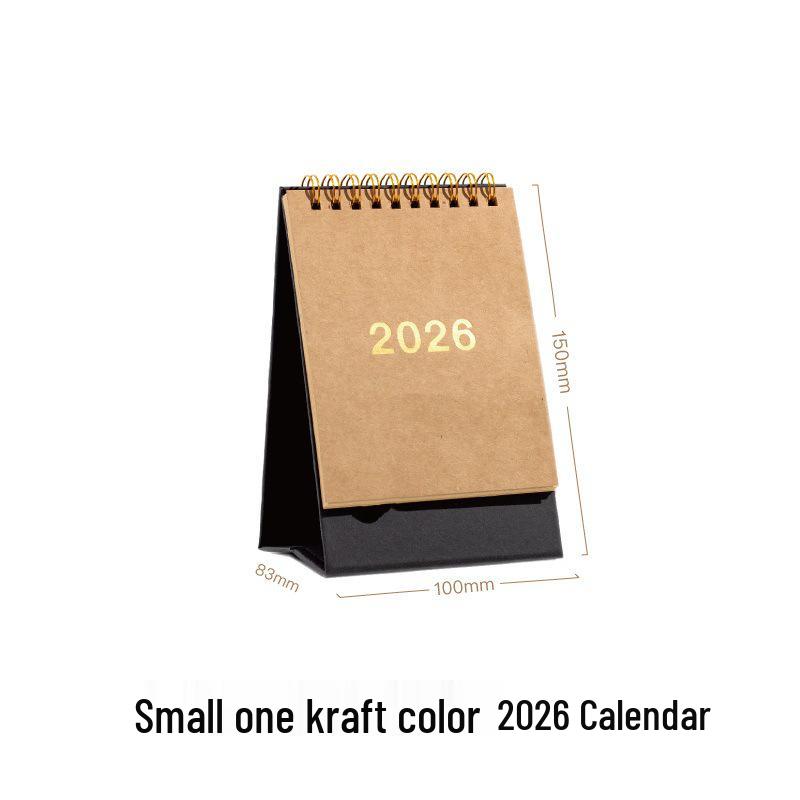 Twilight 2026 Mini Desk Calendar: Simple Office Check-In & Memo Planner
