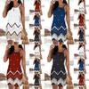 Women's Strappy Floral Print Mini Dress For Summer Stylish Beach Getaways