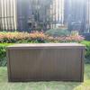 Waterproof Outdoor Storage Box UV-Resistant PP Deck Box Lockable Outside Storage Box Container for Patio Furniure