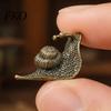 Office Table Decoration Vintage Bronze Snail Sculpture, Metal Animal Statue, Slow Living Desk Ornament Decor for Home Tea Table, Garden