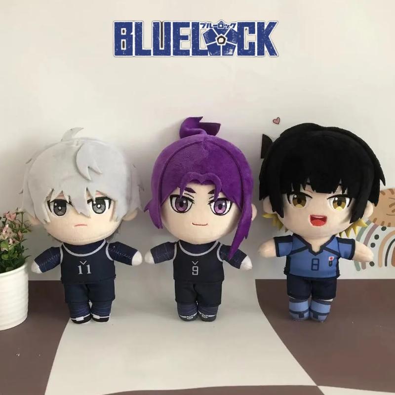 Lock Plush Blue Doll Seishiro Nagi Bachira Meguru Stuffed Toy Home Decor Gifts