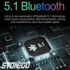 Bluetooth 5.1 Wireless Headset Stereo Earbuds with Microphone Foldable for Tablet Mobile Phone