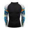 MMA póló Férfi Rashguard Hosszú ujjú Muay Thai Pólók Gi BJJ Jiu Jitsu MMA Kompressziós Póló Fitness Edzőterem Boksz Mezek