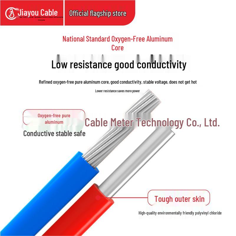 JiaYou Aluminum Flexible Wire, Single Strand, 2.5 Sq. Single Core, BLV Series, Outdoor Use.