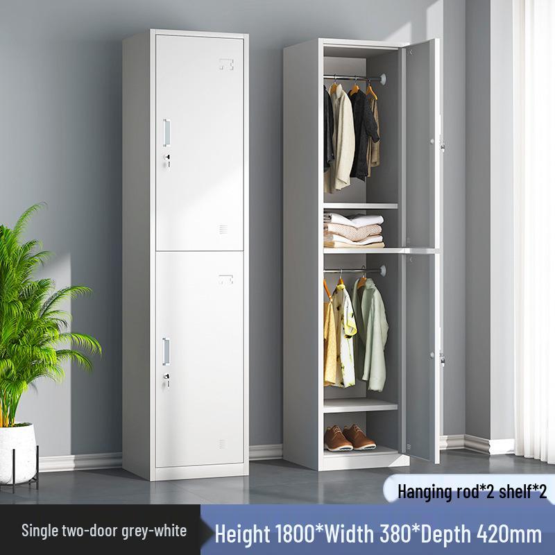 Single Door Steel Locker Cabinet for Employee or Dormitory Use
