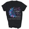 Suicide Prevention Awareness Teal Purple Unisex Shirt Gift