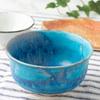 Marui Seito Shigaraki Ware Hechimon Matcha Tea Bowl, Diameter 14cm, Dew Grass Blue, MR-3-4121