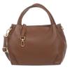 Women's Leather Shoulder Bag Vera Pelle Bolsa Brown