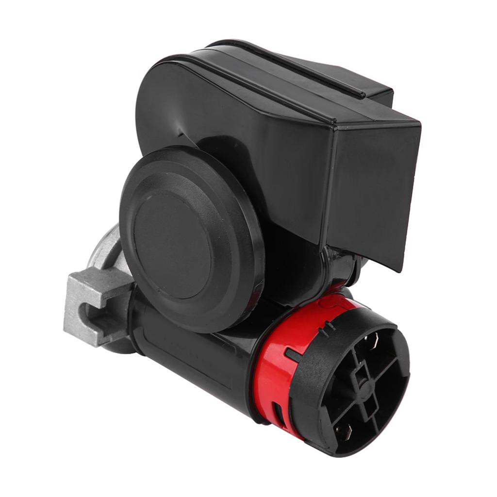 12V 139DB Loud Electronic Snail Ultra Compact Dual Air Horn for Motorcycle Yacht Boat