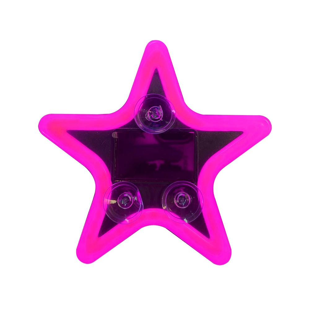 

Solar Charging LED Car Window Lights Star Shaped Sparkling Mood Lights Neon Lights Car Interior Light Window Glowing Decoration 01